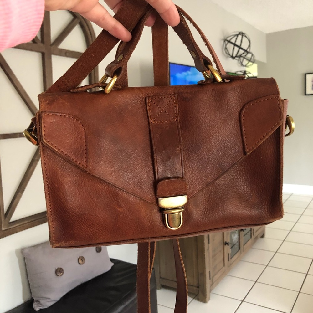 Madewell Leather cross body bag